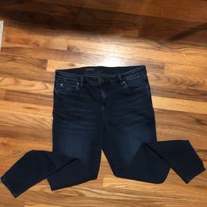 Kut Toothpick Skinny Jeans Dark Wash